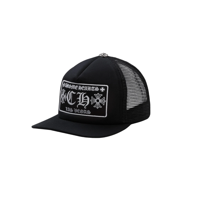 Chrome Hearts Las Vegas Trucker Hat Black