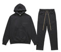 Ensemble Complet Essentials Noir Streetwear Minimaliste