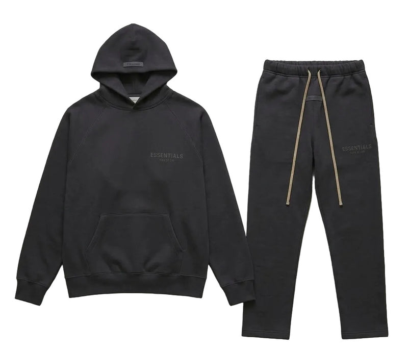Ensemble Complet Essentials Noir Streetwear Minimaliste