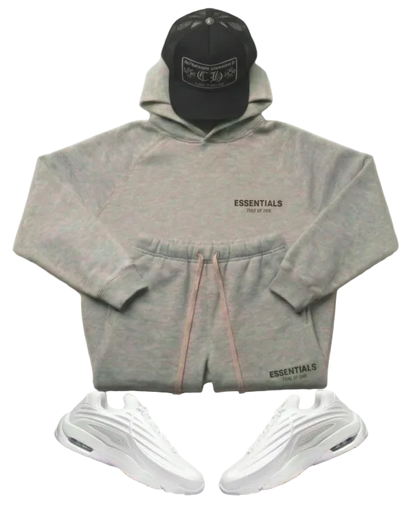 Look Complet Essentials x Chrome Hearts — Gris Violet